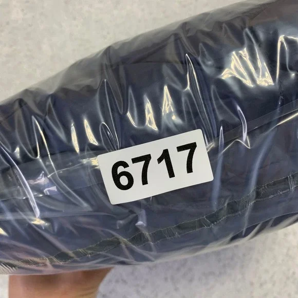 Vintage Lands End Puffer Vest Jacket Mens Large Navy Blue Goose Down Zip Up 90s - Picture 11 of 11